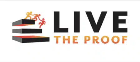 Live the proof logo