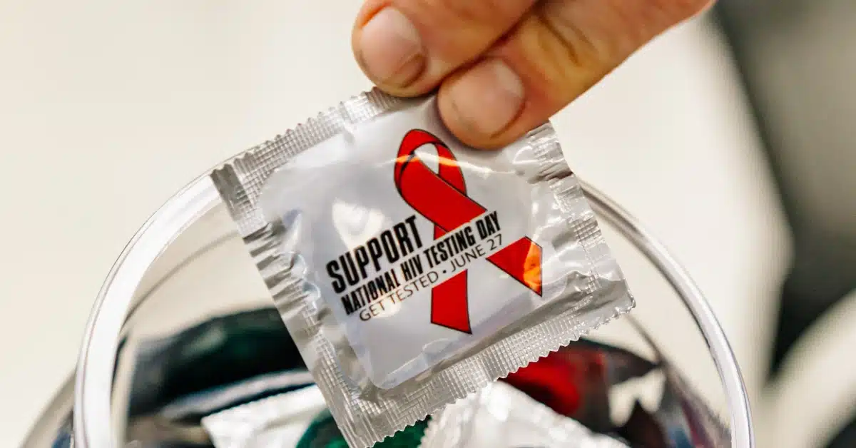 condom for HIV testing day on June 27th