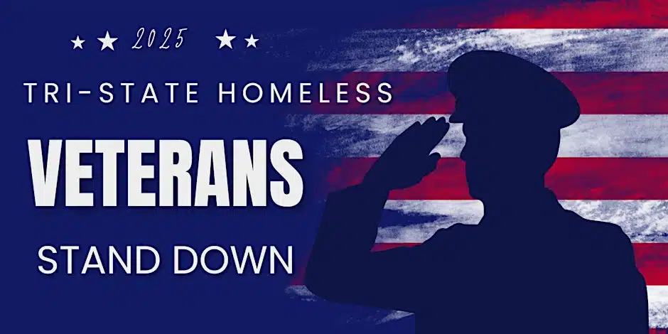 Banner for Tri-State Homeless Veterans Stand Down 2025
